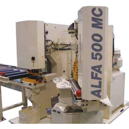 Ligne automatique CNC de poinçonnage et cisaillage de fers plats et cornières ALFA 500