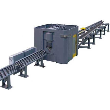 Lignes automatiques de poinçonnage et cisaillage de cornières Série Gamma Traction 100, 160 et 250