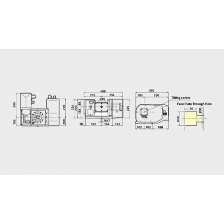 Table rotative 5AX-100