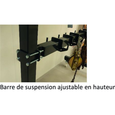 Portique mobile porte accessoires